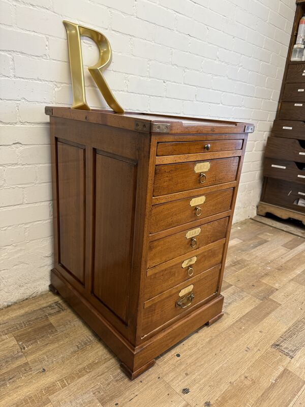 Vintage Filing Drawers by Félix Monge – French Artisan Storage Chest - product images  of 