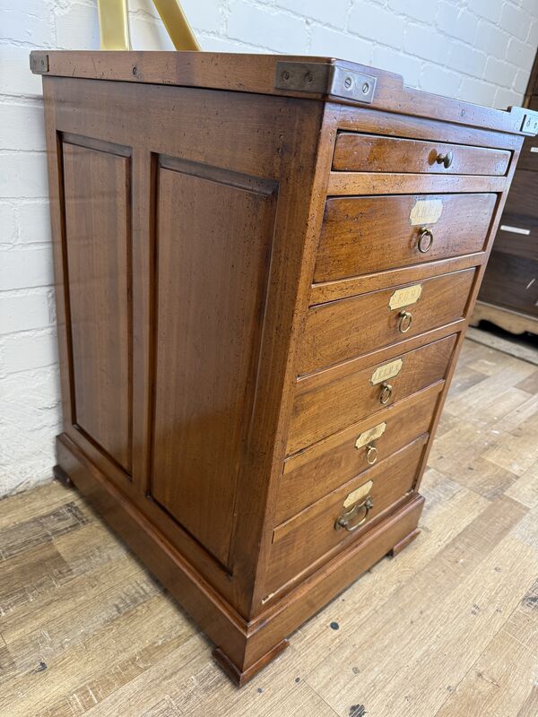 Vintage Filing Drawers by Félix Monge – French Artisan Storage Chest - product images  of 