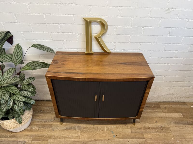 Mid Century Vinyl Record Cabinet Refurbished  - product images  of 