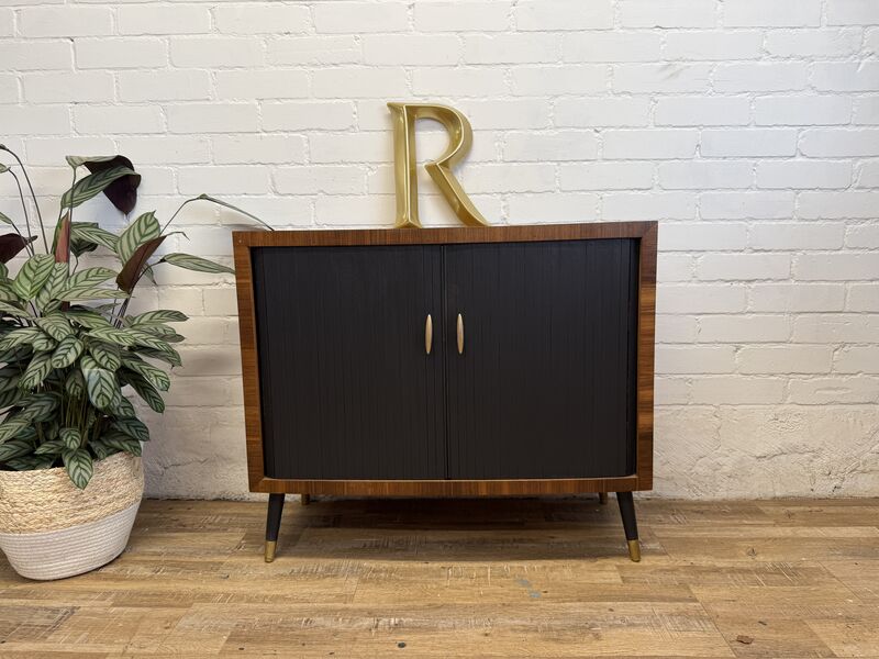 Mid Century Vinyl Record Cabinet Refurbished  - product images  of 