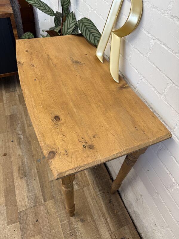 Antique Pine Side Table with Drawer – Late 19th to Early 20th Century - product images  of 