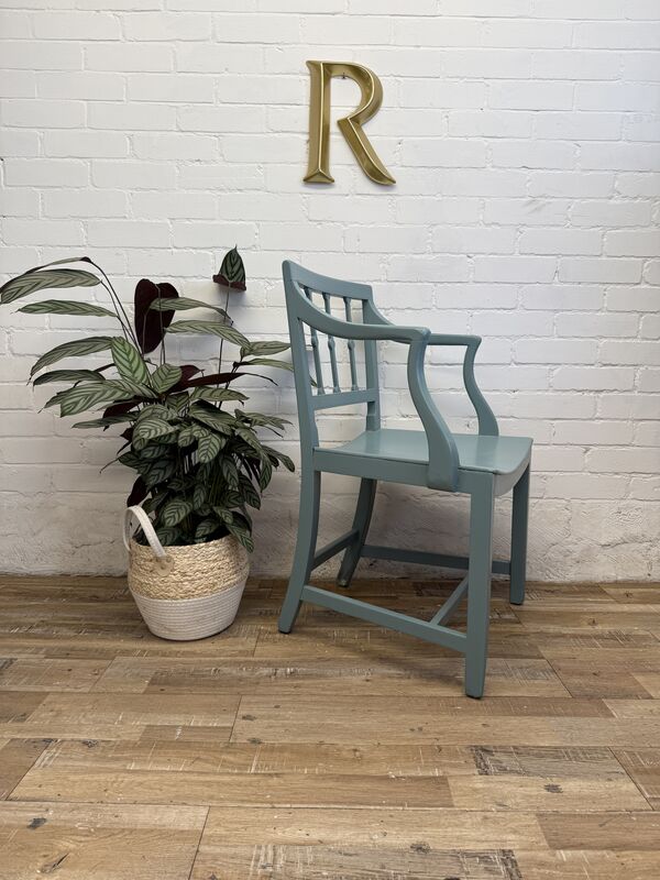 Vintage Armchair in Aegean Teal | Art Nouveau-Inspired - product images  of 