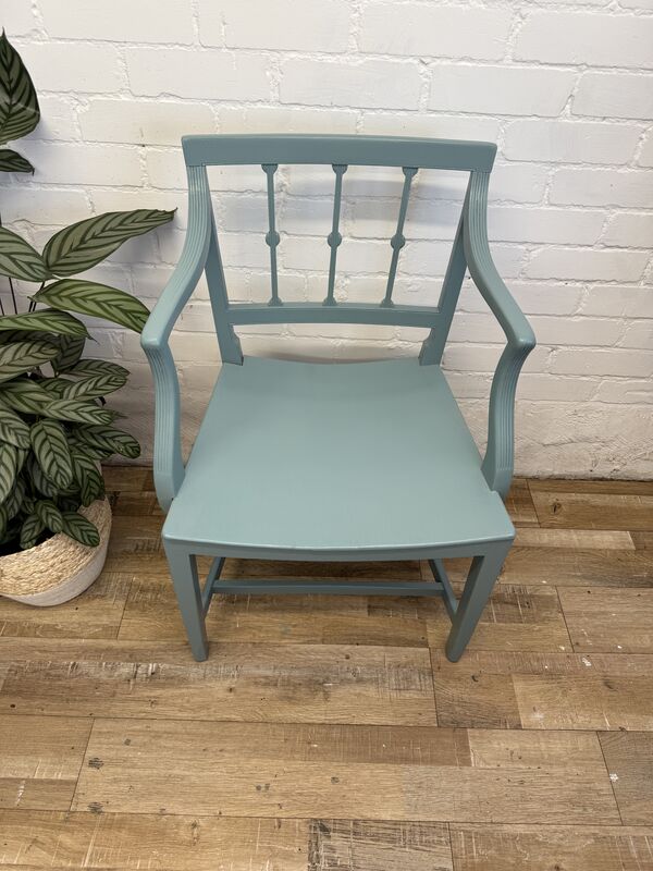 Vintage Armchair in Aegean Teal | Art Nouveau-Inspired - product images  of 
