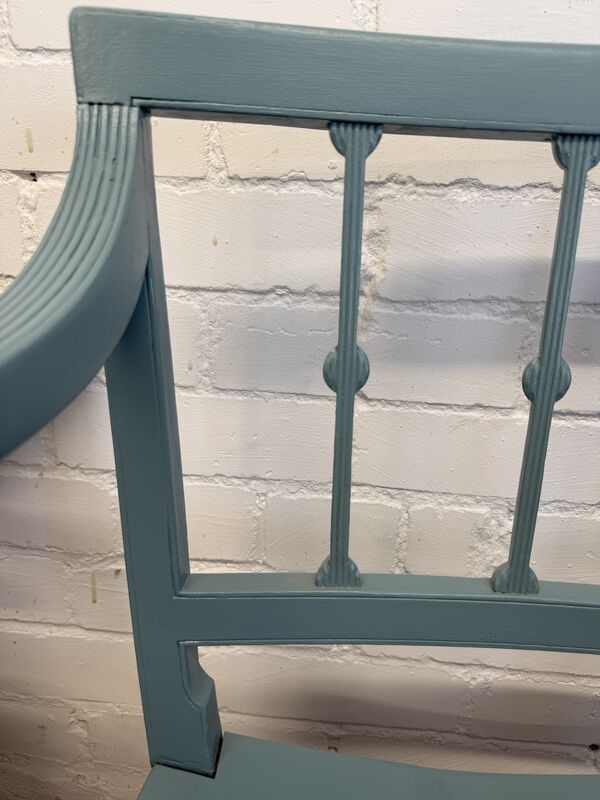 Vintage Armchair in Aegean Teal | Art Nouveau-Inspired - product images  of 