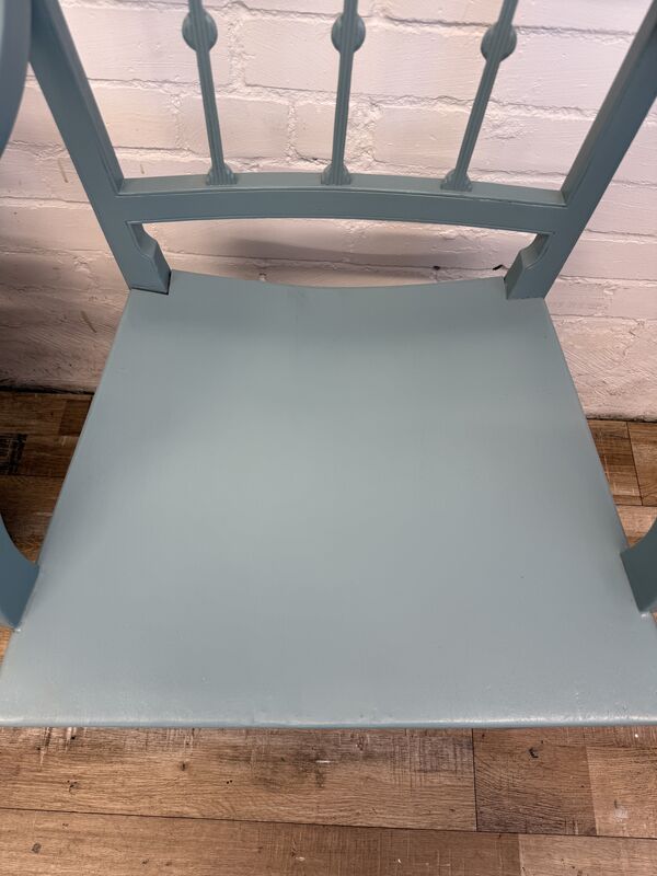 Vintage Armchair in Aegean Teal | Art Nouveau-Inspired - product images  of 