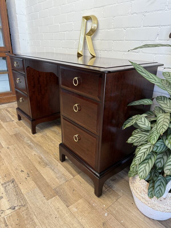 Stag Minstrel Kneehole Dressing Table in Mahogany Finish - product images  of 