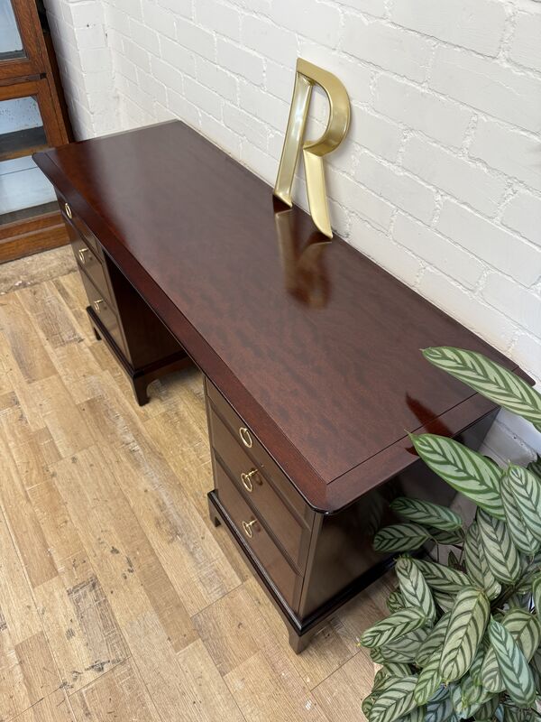 Stag Minstrel Kneehole Dressing Table in Mahogany Finish - product images  of 