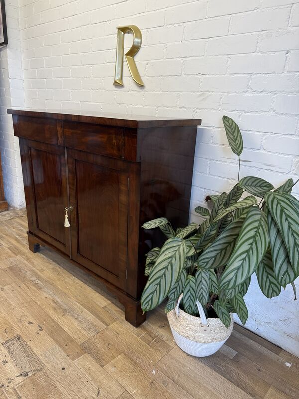 Antique Mahogany Side Cabinet with Drawers - product images  of 