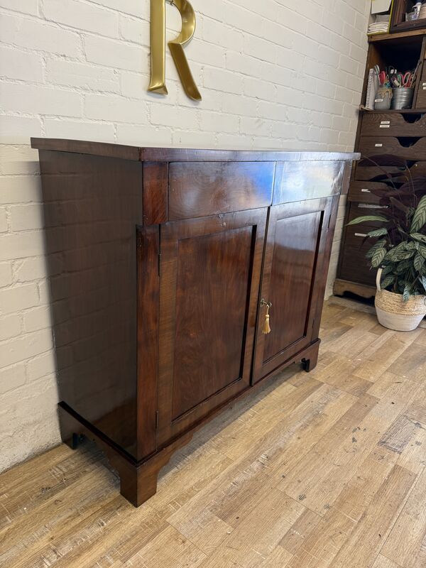 Antique Mahogany Side Cabinet with Drawers - product images  of 