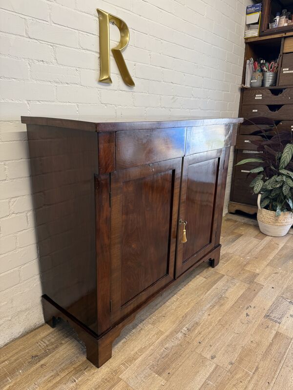 Antique Mahogany Side Cabinet with Drawers - product images  of 
