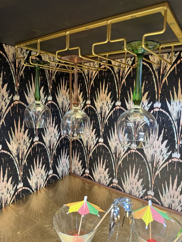 Vintage Drinks Cabinet Ebonized and Walnut  - product images  of 