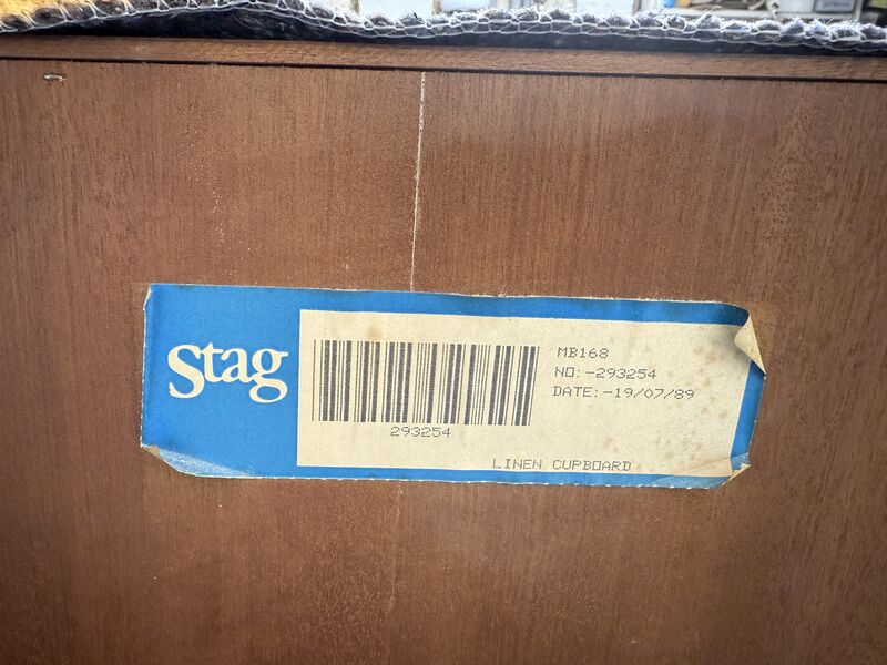 SOLD Stag Minstrel Linen Press – Original Mahogany Finish - product images  of 