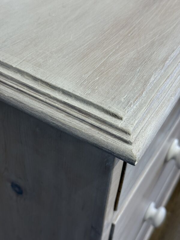 Antique Pine Chest of Drawers – Whitewashed - product images  of 
