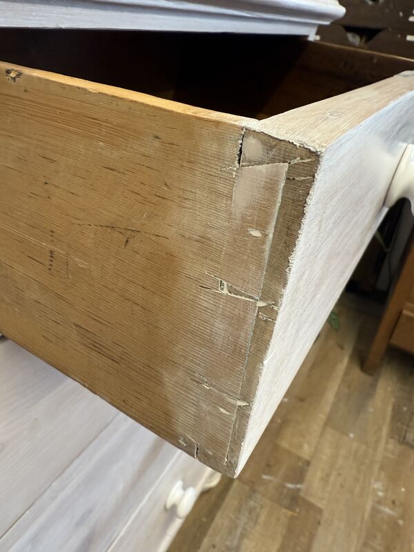 Antique Pine Chest of Drawers – Whitewashed - product images  of 