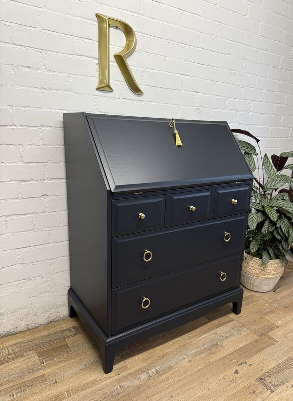 Stag Minstrel Bureau Painted Black - product images  of 