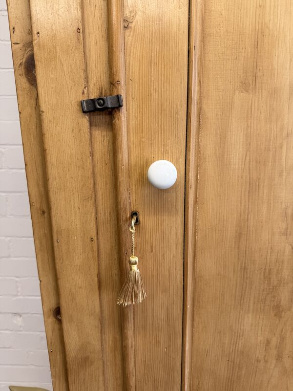 SOLD Antique Pine Single Wardrobe | 19th Century Victorian | Hand-Cut Dovetails | Original Charm - product images  of 