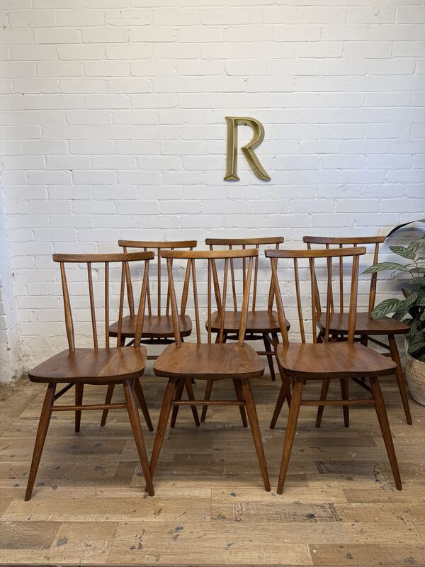 Set of 6 Mid Century Dining Chairs - product images  of 