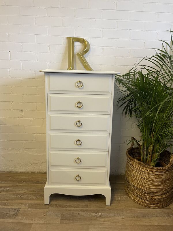 Stag Minstrel Rare 6 Drawer Tall Chest  - product images  of 