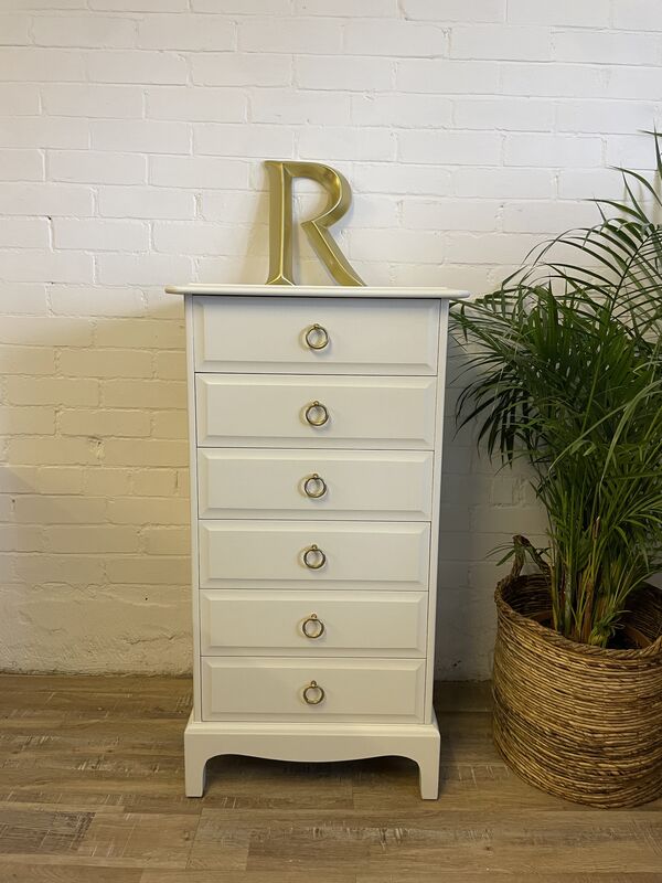 Stag Minstrel Rare 6 Drawer Tall Chest  - product images  of 