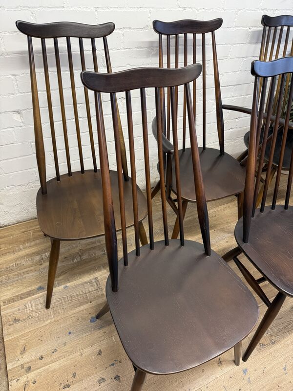 Ercol Goldsmith Dining Chairs – Set of 6 (Including Carver) - product images  of 