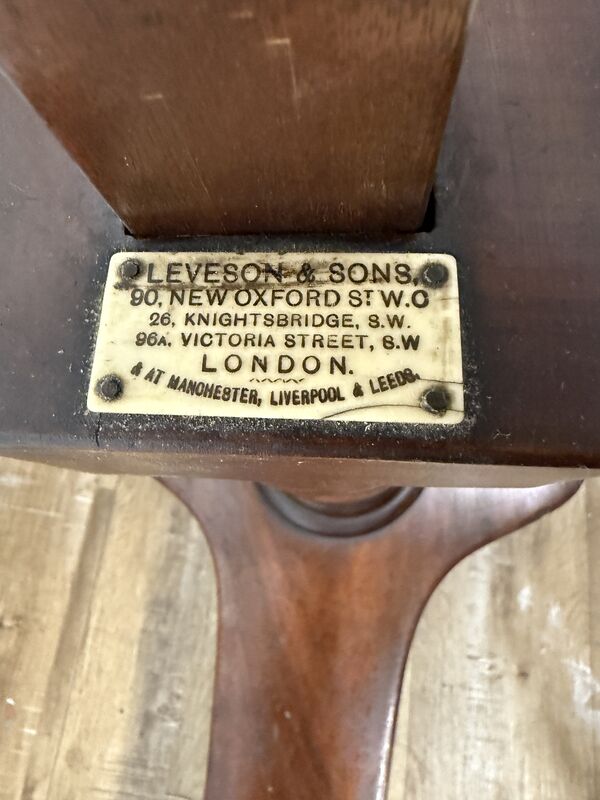 Antique Adjustable Bed Table by Leveson &amp; Sons, London - product images  of 
