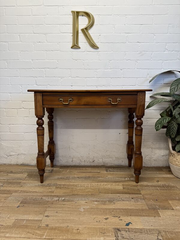 Antique Mahogany Console / Hall Table with Drawer - product images  of 