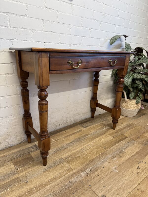Antique Mahogany Console / Hall Table with Drawer - product images  of 