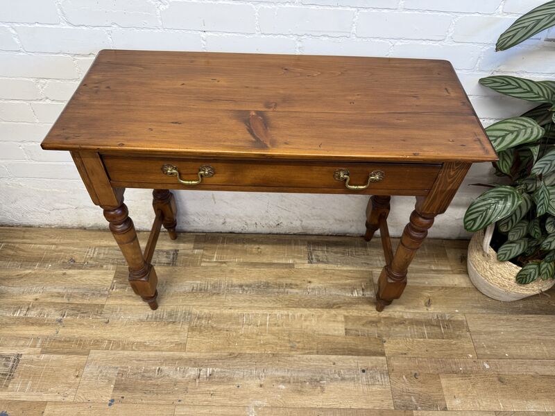 Antique Mahogany Console / Hall Table with Drawer - product images  of 