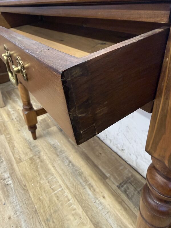 Antique Mahogany Console / Hall Table with Drawer - product images  of 