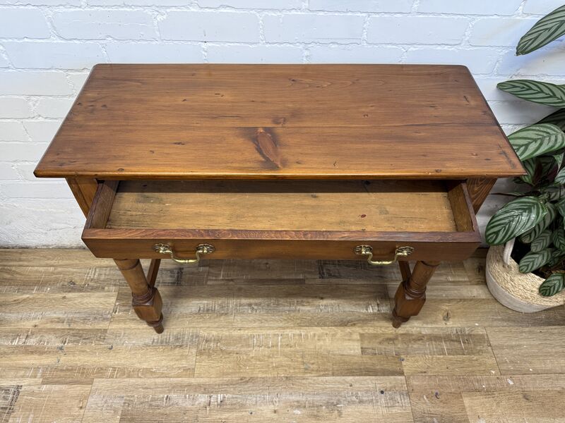 Antique Mahogany Console / Hall Table with Drawer - product images  of 