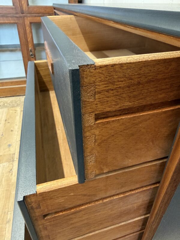 Mid-Century Sideboard by Elliotts of Newbury– Painted in Farrow &amp; Ball Railings - product images  of 