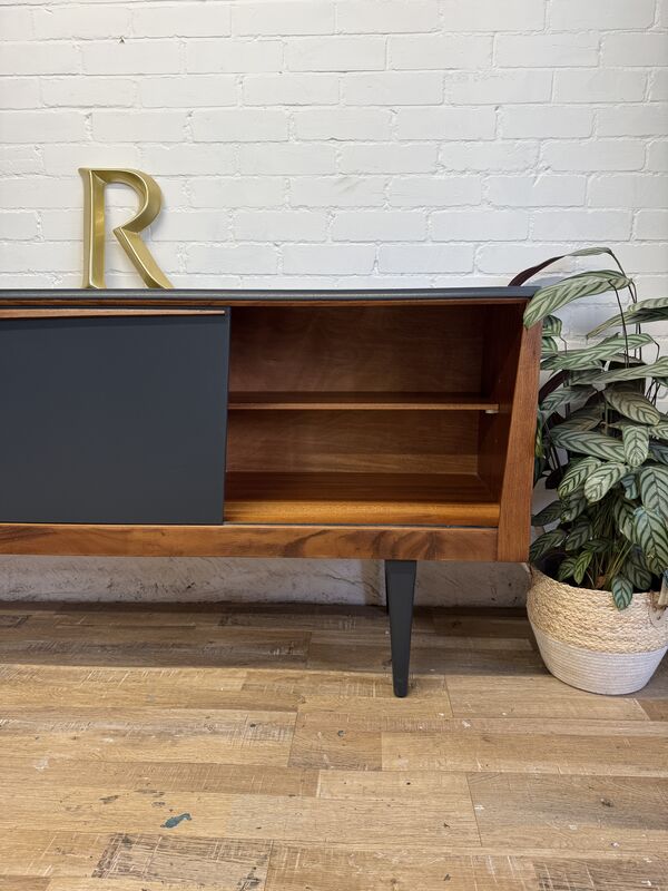 Mid-Century Sideboard by Elliotts of Newbury– Painted in Farrow &amp; Ball Railings - product images  of 