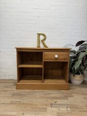 Vintage,Solid,Pine,Shelving,Unit,with,Drawer,Vintage Solid Pine Shelving Unit with Drawer