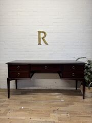 Stag,Minstrel,Five,Drawer,Dressing,Table,–,Original,Mahogany,Finish,Stag Minstrel Five Drawer Dressing Table – Original Mahogany Finish