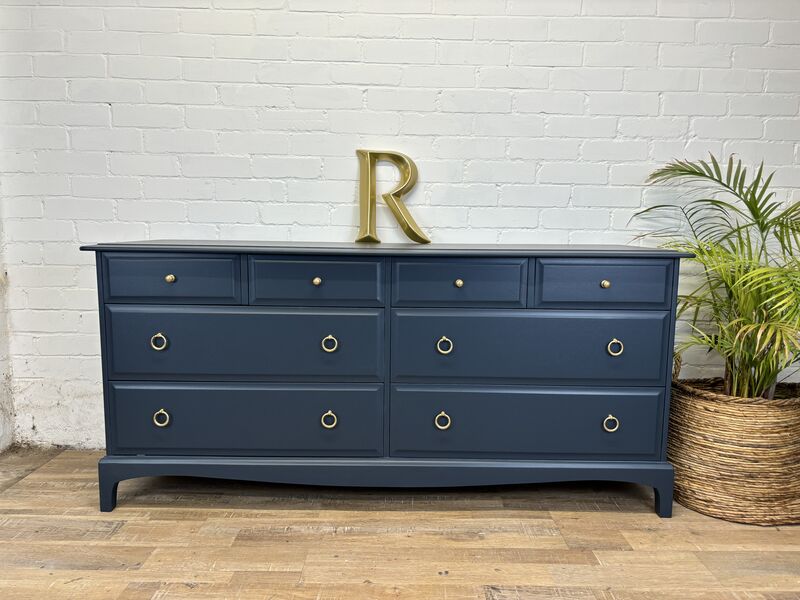 Stag Minstrel Captains Chest Painted Peacock Navy - product images  of 