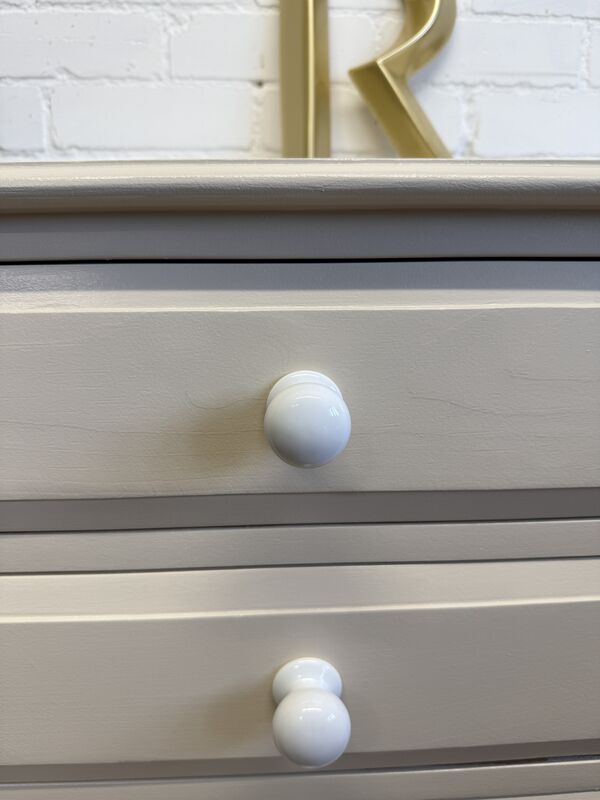 Pair of Painted Pine Bedside Tables  Solid Pine | Farrow &amp; Ball Joa’s White - product images  of 