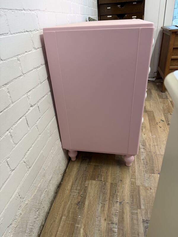 Blush Pink Chest of Drawers | Professionally Refurbished - product images  of 