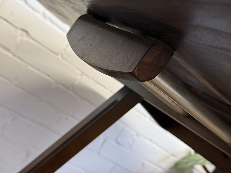 Ercol 377 Solid Elm Drop-Leaf Dining Table – British Made 1978 - product images  of 