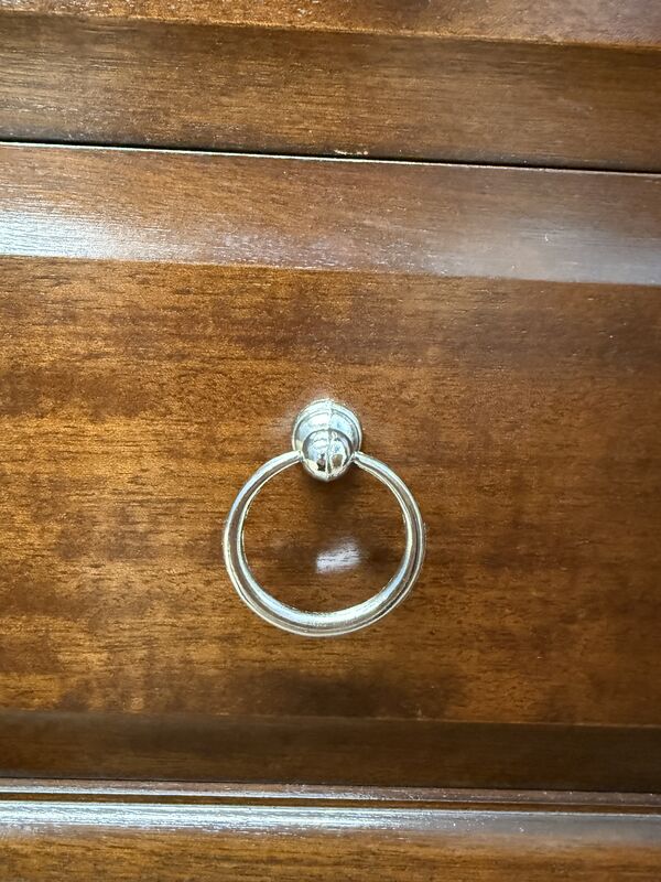 NEW Silver Coloured Budget Ring Handles (fits Stag Minstrel Furniture  - product images  of 