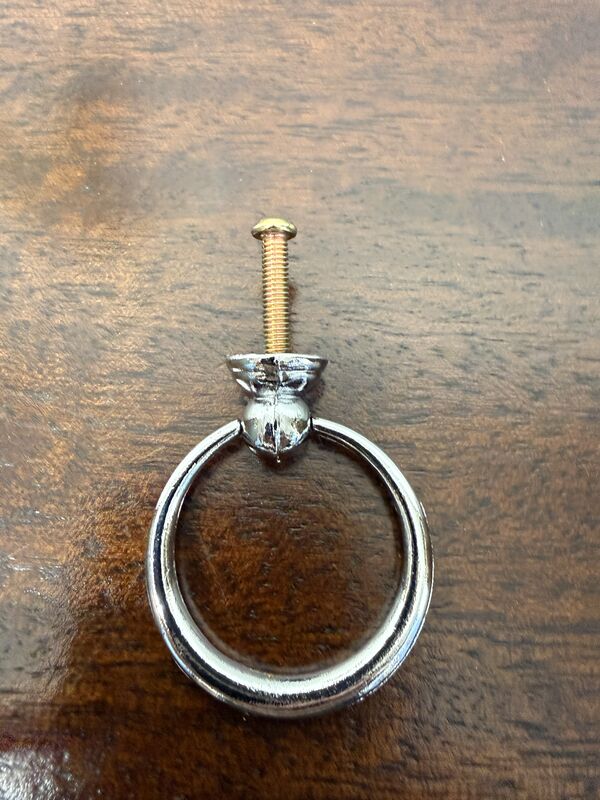 NEW Silver Coloured Budget Ring Handles (fits Stag Minstrel Furniture  - product images  of 