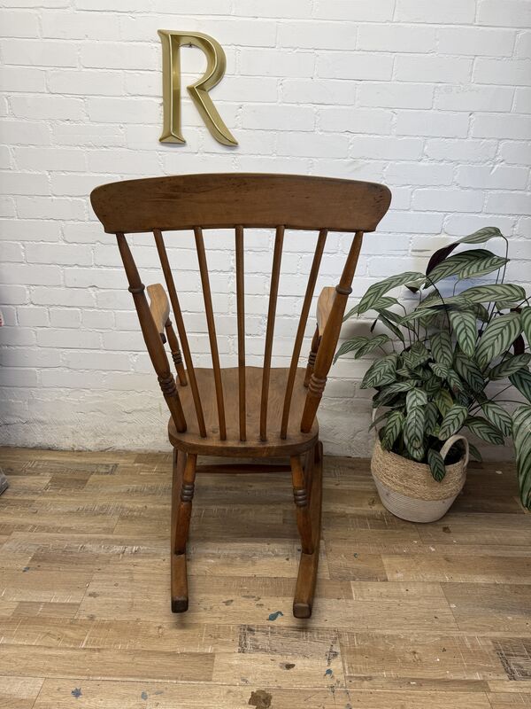 Vintage Country Style Rocking Chair – Solid Wood – 1970s/80s - product images  of 