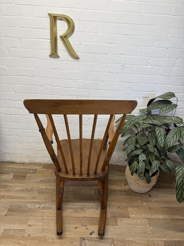 Vintage Country Style Rocking Chair – Solid Wood – 1970s/80s - product images  of 