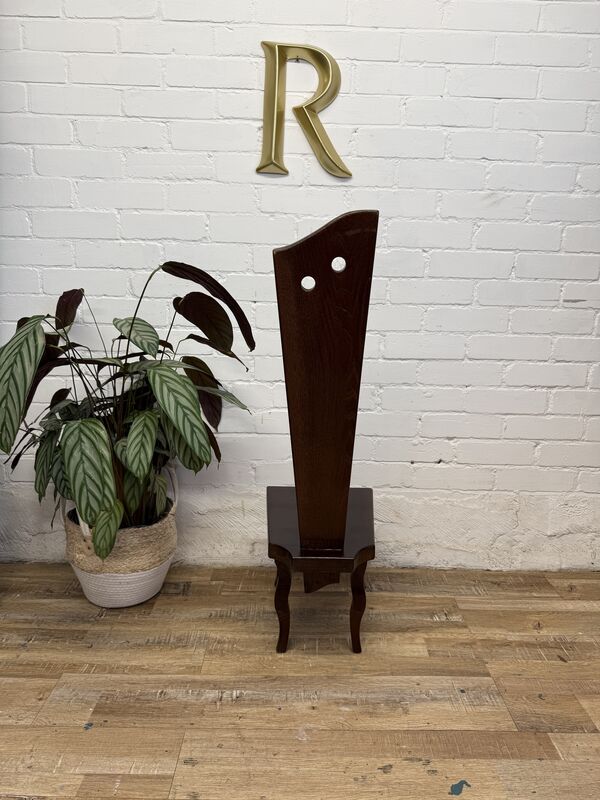 Arts &amp; Crafts Oak Decorative Low Chair | Early 20th Century Spinning Chair - product images  of 