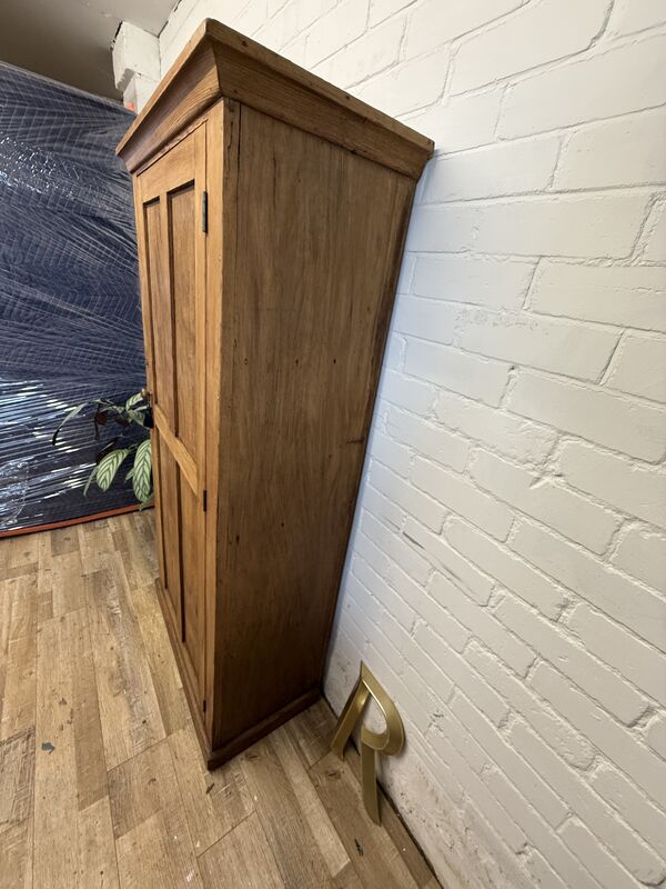 Antique Pine Farmhouse Cupboard / Rustic Pantry Cabinet - product images  of 