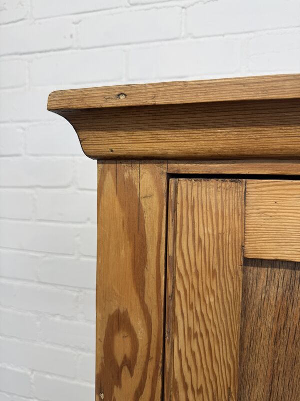 Antique Pine Farmhouse Cupboard / Rustic Pantry Cabinet - product images  of 
