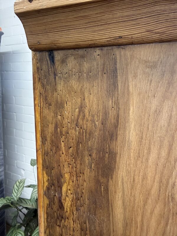 Antique Pine Farmhouse Cupboard / Rustic Pantry Cabinet - product images  of 