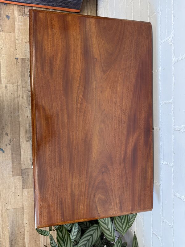 Antique One Drawer Side Table, Victorian Writing Table, Solid Wood Console, Hallway, Small Desk, - product images  of 