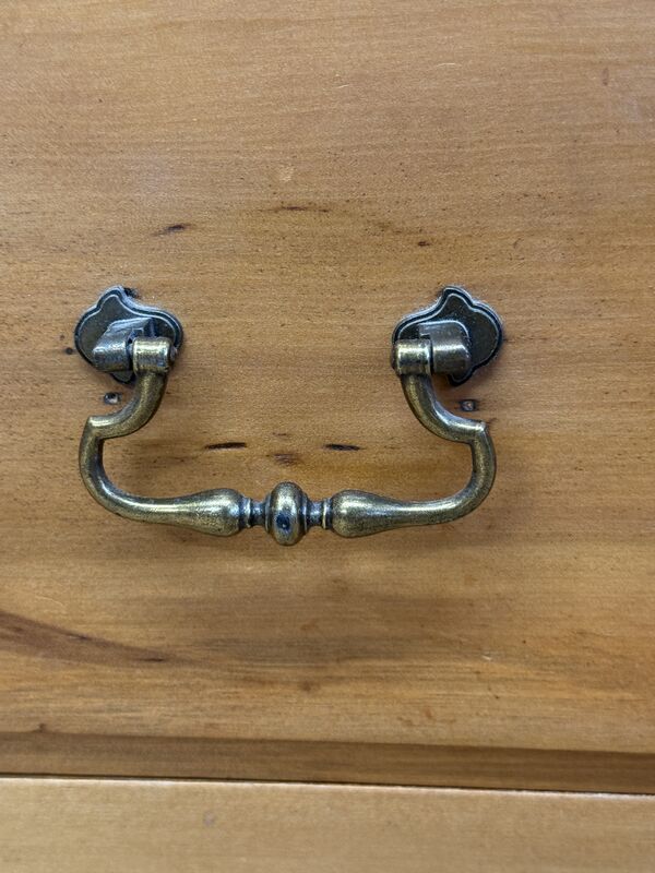 Antique Pine Hallway Wardrobe with Mirror Door | Art Nouveau Style Carved Panels | Edwardian Cupboard - product images  of 