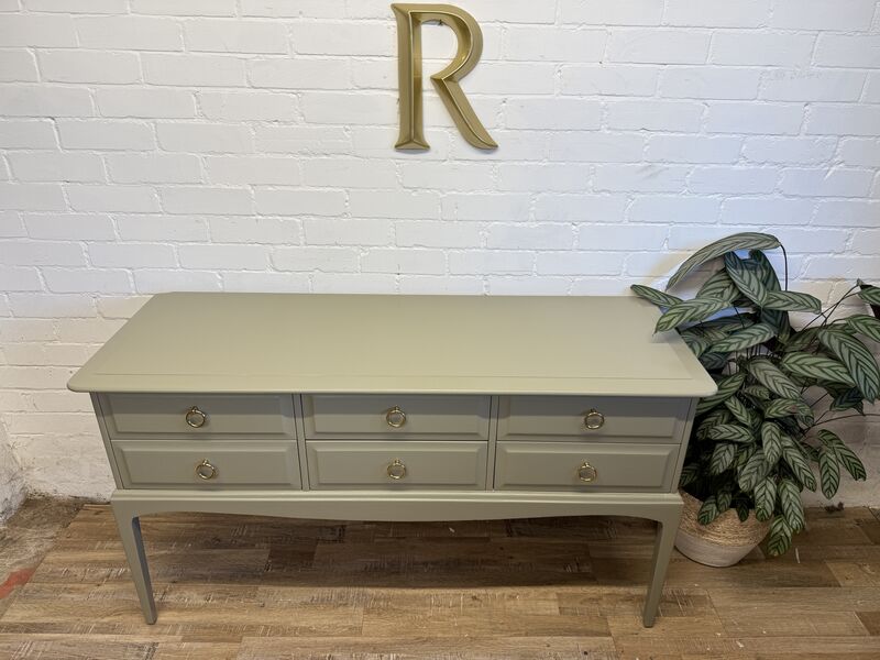 Stag Minstrel Console / Dressing Table in Treron by Farrow and Ball - product images  of 