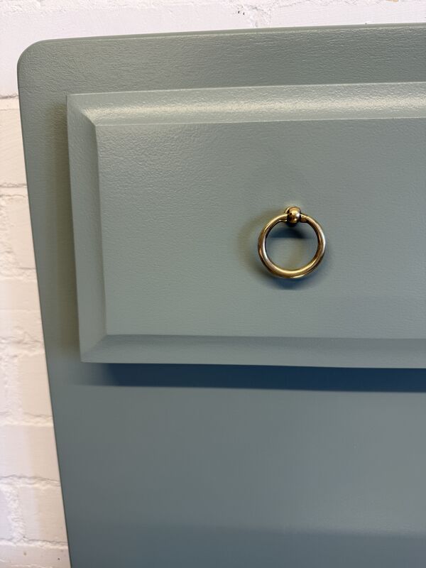 Stag Minstrel Drinks Cabinet | Card Room Green Farrow &amp; Ball | Vintage Cocktail Cabinet | Painted Sideboard | Mid Century Bar Cabinet - product images  of 